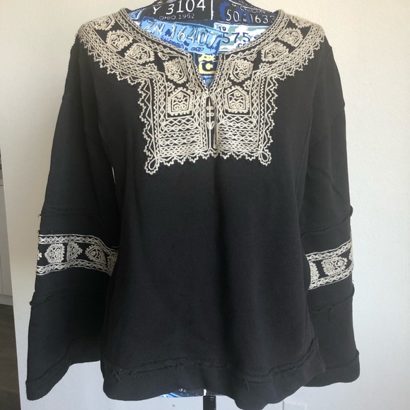 Free People Santa Maria Embroidery Wide Sleeve - Picture 2 of 8